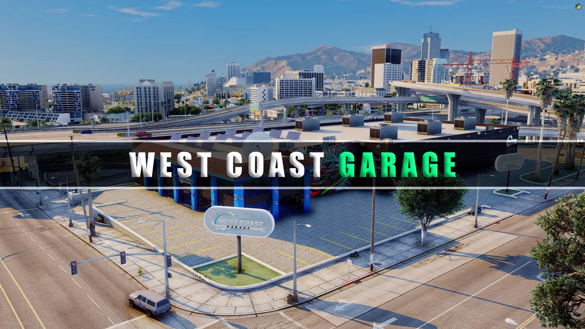 West Coast Garage – Fully Open Source | Premium FiveM Mechanic Shop MLO
